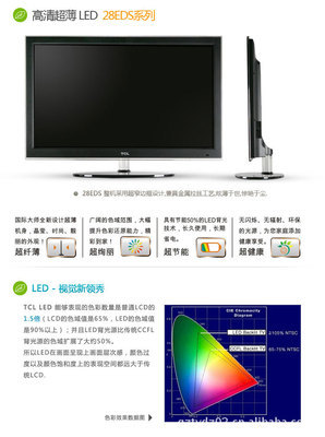 【廠家直銷】TCL 3228EDS 32寸LED液晶電視機(jī) 高清視覺，品質(zhì)之選